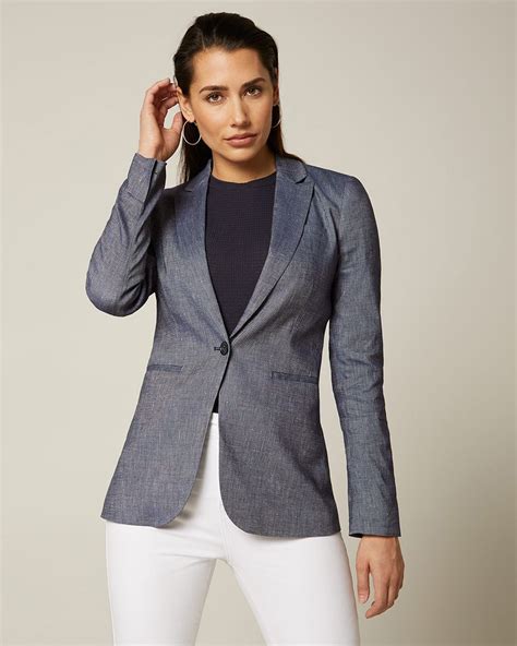 Chambray Blazer 